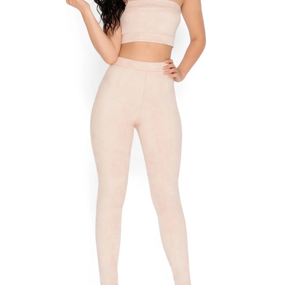 OH POLLY 2 piece suede set